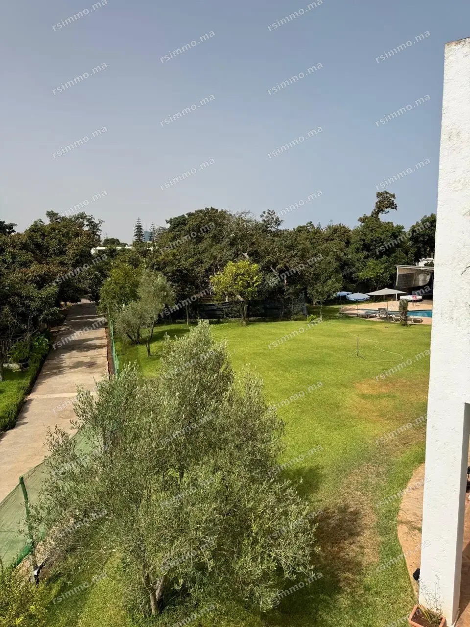 Vue sur le jardin